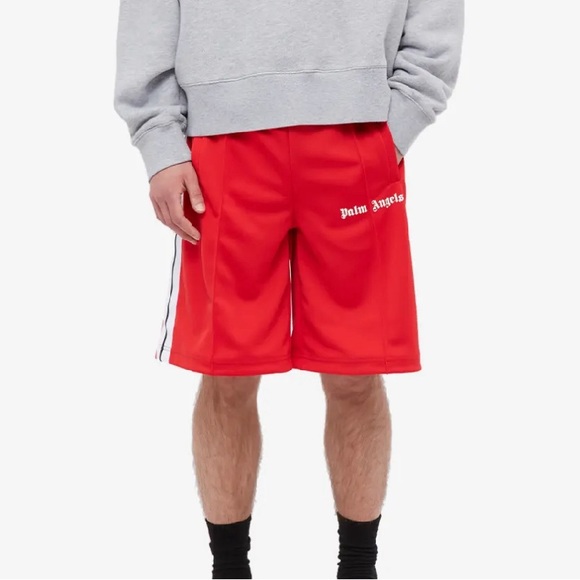 Sz Small Red Palm Angels Track Shorts - Picture 5 of 6